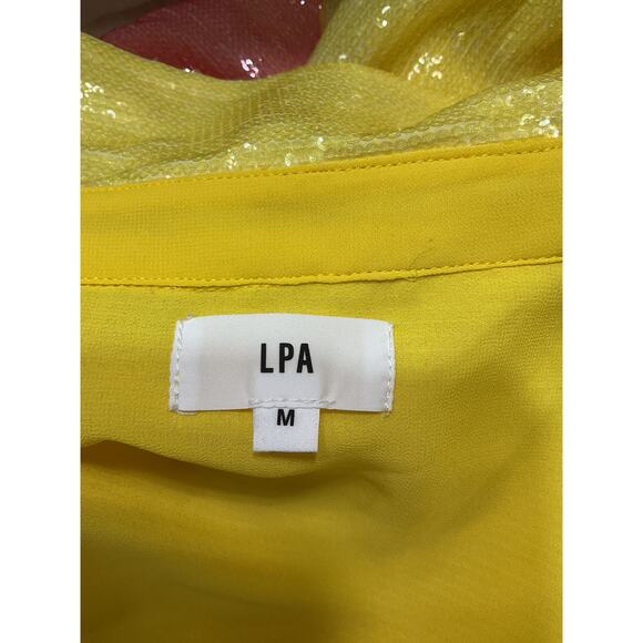 Lpa 'Jacinda' Pink Sequin Ebellished Dress Size M - Picture 4 of 5